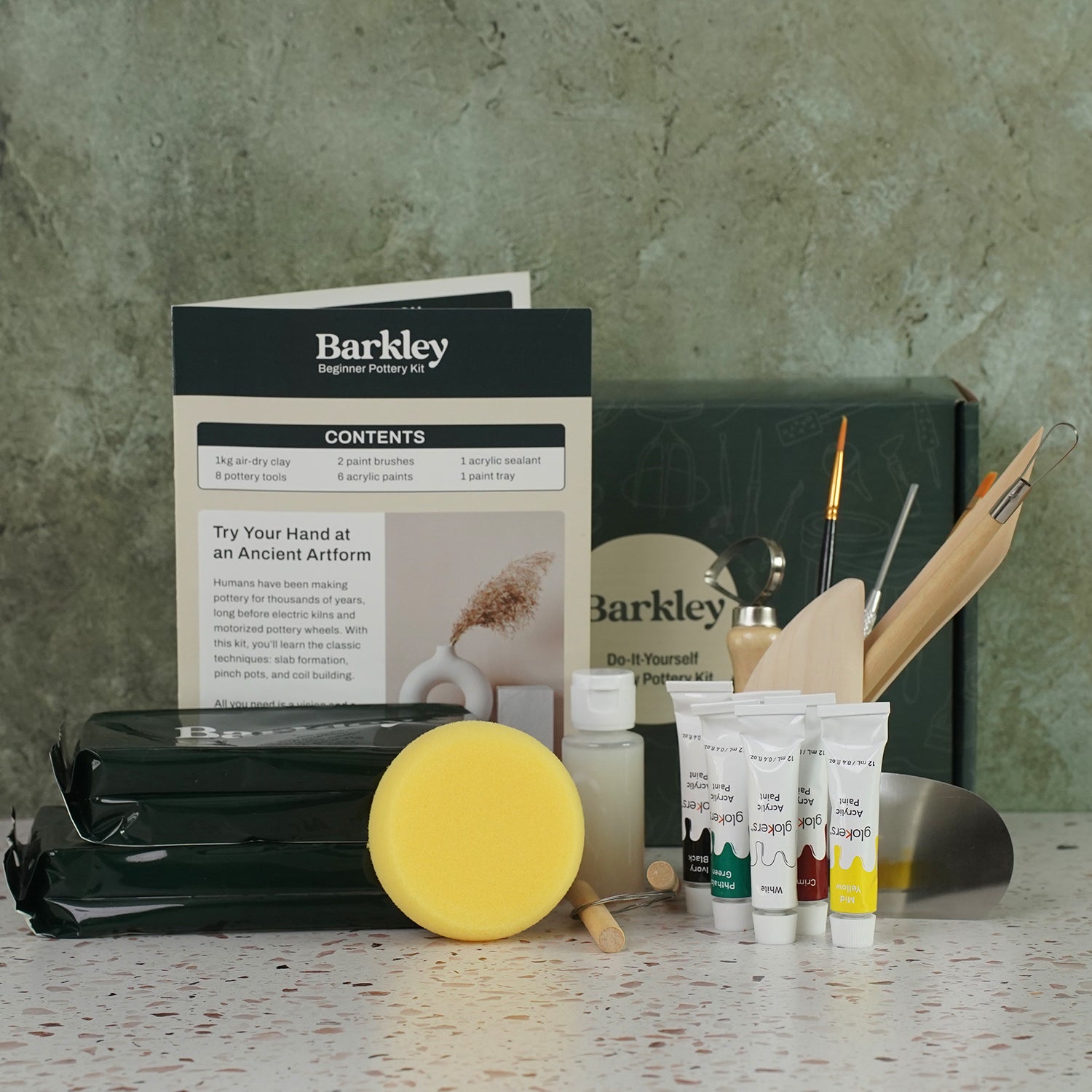 DIY Beginner Pottery Kit – Barkley