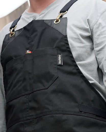 Black Cross-Back Apron